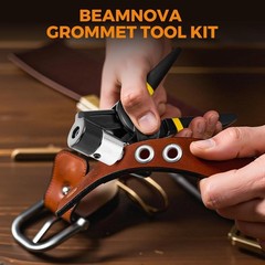 Grommet Tools Kit 1/2 Inch 12mm Hand Press Pliers, Handheld Eyelet Setter wit…