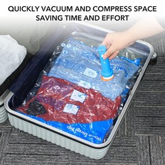 16 Pack Vacuum seal bags for clothing With Coldless Pump, Vacuum Storage Bags…