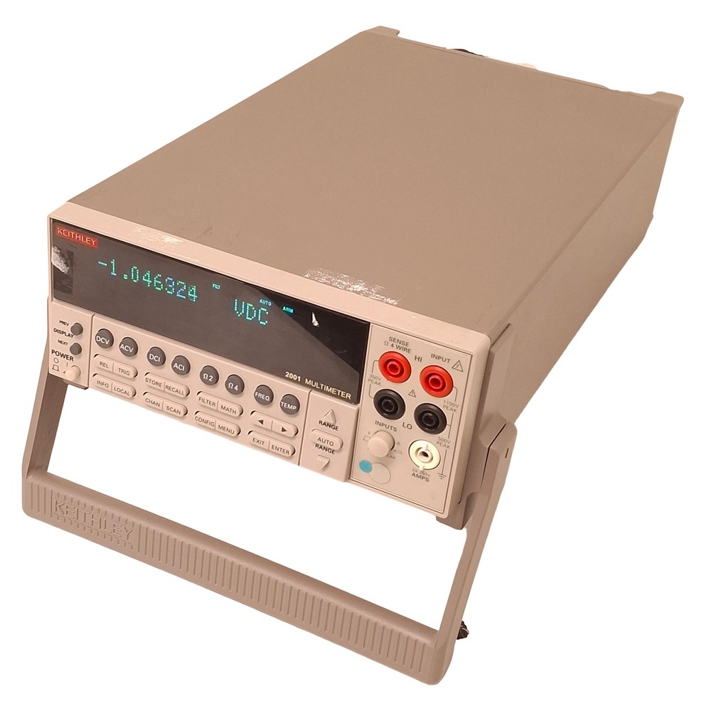 Keithley 2001 Multimeter 7-1/2 Digit, 200uA-2A, 1Hz-15MHz, 90-134VAC/180-250VAC