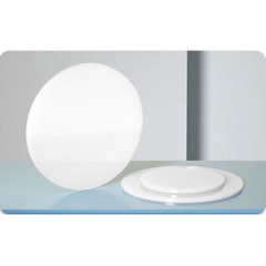 PP Plastic Discs Flat Hard Round Pad Plate White Solid Sheet Board Φ 20mm-400mm