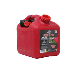 Garage Boss Press N Pour Gas Can 1 Gal Fuel Container Spill Proof EPA Compliant