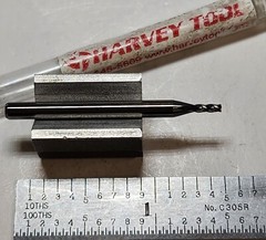 Harvey Tool .060 x .186”LOC 1/8”Shank .010”Rad, 4 Flute, 27260