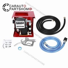16GPM 110V Electric Oil Fuel Diesel Gas Transfer Pump w/Meter Manual Nozzle Hose