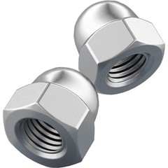 M3 M4 M5 M6 M8 M10 M12 Cap Acorn Dome Nuts Hex Nut A2 Stainless Steel DIN 1587