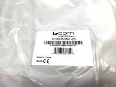 L-Com CSMN50MF-25 Deluxe Molded D-Sub Cable, DB50 Male / Female, 25.0 ft