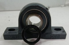 1 NEW HLU NAP206-20 PILLOWBLOCK W/ECCENTRIC LOCKING COLLAR NNB ***MAKE OFFER***