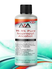 99.9 %, Pure Isopropyl , Propan-2-ol, Rubbing A/L, INDUSTRIAL GRADE 250ML