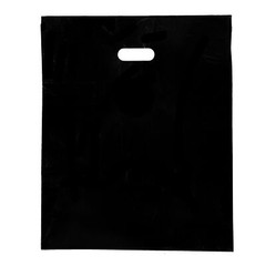 SSWBasics Retail Bags – Lightweight Black Merchandise Bags 15×18 Pack of 500