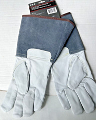 Ironcat Welding Gloves TIG 6144 Sze Large Gray Work Ranching Soft Leather safety
