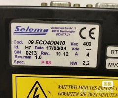 1PCS Used Selema 09 ECO4D0410 09ECO4D0410 Driver by DHL or Fedex #T2748 YS