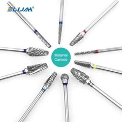 10 Pcs Dental Lab Polishing Bur Drills Tungsten Steel Carbide Burs Burrs 2.35mm