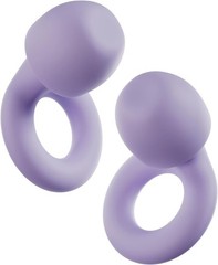 Loop Quiet 2 Ear Plugs Ultra-Comfy Reusable Noise-Reducing Earplugs VIOLET