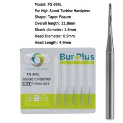 Wave Dental Carbide Burs FG Round Burs High Speed Friction Grip FG 4 6 8 330 245