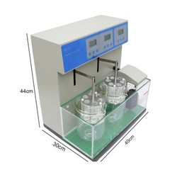 110V Tablet Disintegration Tester 600W Dual Cups Disintegration Time Limit Test