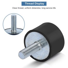 Rubber Shock Absorber Mounts Set of 4 Rubber Isolator Mounts with Studs M6 An…