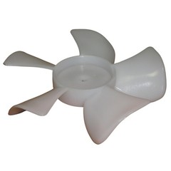 Appli Parts APFB-445 4 in Plastic Fan Blade CCW 3/16 in Shaft, 5 Blades fits Mot