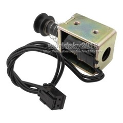 1x DC12V Push Pull Type Linear Electromagnet Solenoid Magnet DC Magnetic Plug