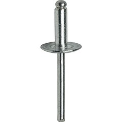 Large Flange Pop Rivets 3/16″ x 3/8″ Aluminum Dome Head (6-6) Blind Qty 50