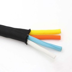 5mm-60mm Braided Split Cable Wire Sleeve Self-WRAP Wire Harnessing Sheathing