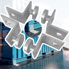 Shipping Container Anchors 4 Pack Hot Dipped Galvanized Steel Side Twist Lock