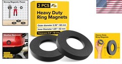 Large Magnet – Grade 10 Big Magnets Heavy Duty, OD60 x ID32 x 10mm Strong Round