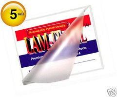 200/pack LAM-IT-ALL 5 Mil Military Card Hot Laminating Pouches 2-5/8 x 3-7/8