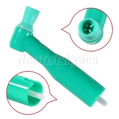100pcs Dental Prophy Brush Cup Disposable 105° Angle Polish Brushes Green