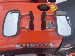 PREMIUM MAGNET MIRRORS Tractor/Skidsteer RUBBER COATED STAINLESS STEEL! kubota