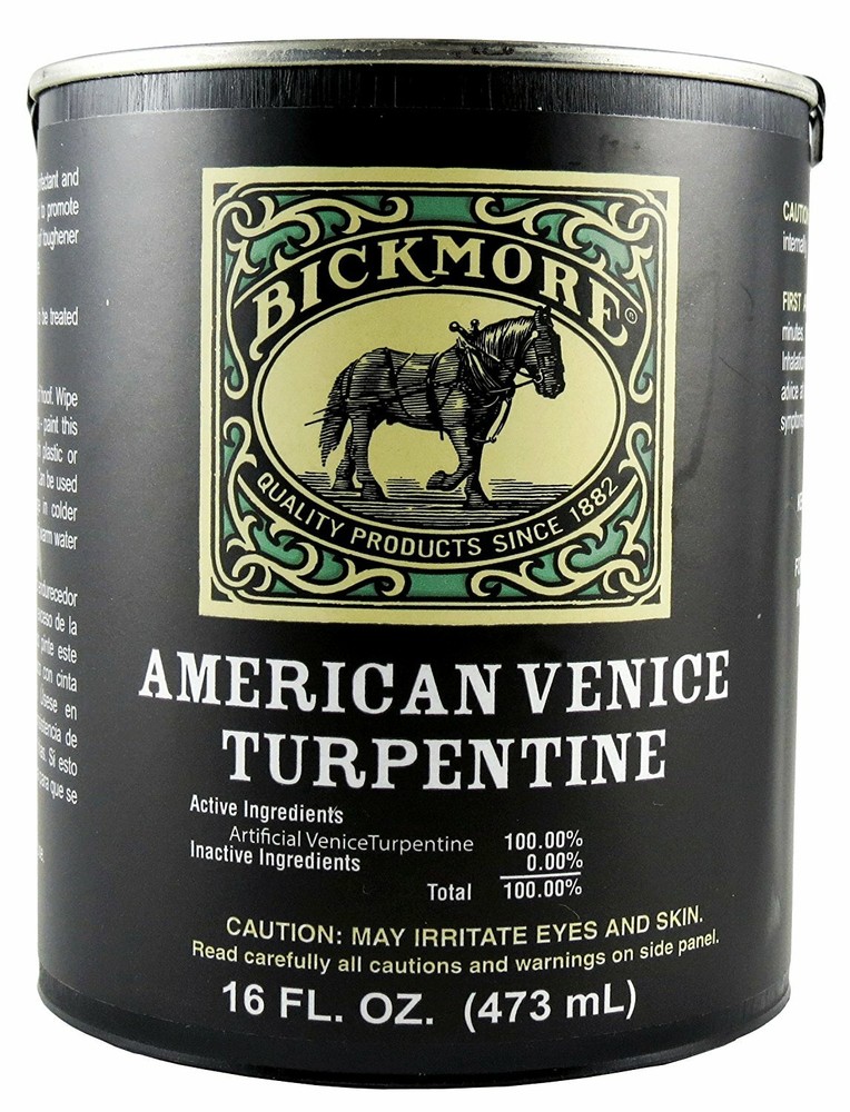 Bickmore American Venice Turpentine 16 oz Hoof Toughen Harden Sole Antiseptic