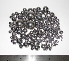 Assorted Steel Ball Pack Multi Size Variety 13.5oz (383 grams)