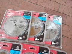 (Lot of 9) HILTI 6-1/2″ Metal Cutting SCM Circular Blade Carbide 40T 5/8″