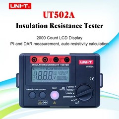 Megohmmeter Megger Digital Insulation Resistance Tester UNI-T UT502A 1000-2500V