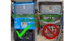 Miller 250DX Syncrowave Tig Welder Pulser Sequencer Kit PN RL 190734 & 190738