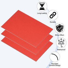 7Pcs 6″x10″ Aluminum Sheet Metal, Silver/Black/Blue/Green/Yellow/Red/Purple