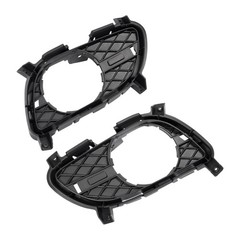 HECASA Fog Light Bezels LH & RH for Infiniti G37 2011-2015 Compatible