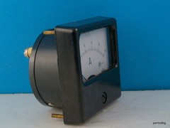 ANALOG PANEL AMPER METER WITH SHUNT DC 0-10A 2.5 % 4M31 BULGARIA NOS RARE