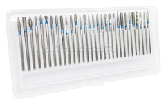 30Pcs/Set Dental The Original Bur Diamond Drill Bit Set Assorted Φ2.35mm 45mm