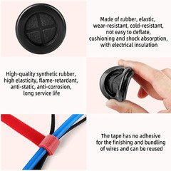 63pcs Rubber Grommet Kit Drill Hole Firewall Hole Plugs Wire Protection 6 Sizes