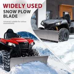 Adjustable 60″-72″ Width Snow Plow Blade For ATV UTV Switchblade Plow