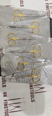 Hu-Friedy S18 Iris curved scissors Brand new 6 pieces #18 iris curved 4.5