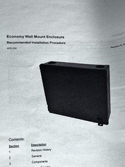 PerfectVision Economy Wall Mount Enclosure WIS224 Fiber optic Management System