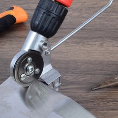 Upgraded Drill Plate Cutter, Metal Shear Drilling Attachment, Plate Cutter wi…