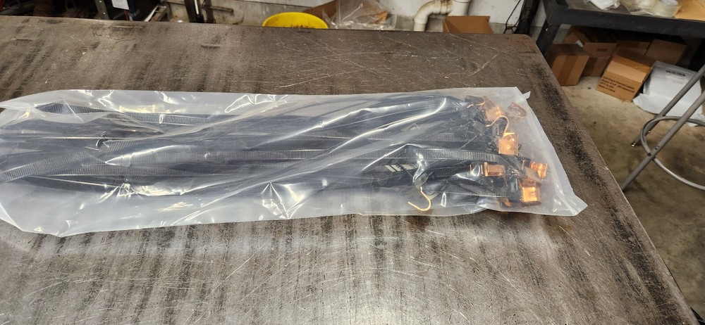 2-Piece THOMAS & BETTS TYM5423X 24″ Messenger Hanger BRONZE Locking Cable Tie