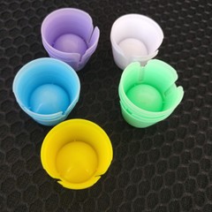 100XPlastic Dental Dappen Dish Disposable Mixing Bowls Multi-purpose Mixed Color