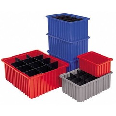 Akro-Mils 33-228 Industrial Grade Polymer, Divider Box, Gray, 22 3/8 In L, 8 In