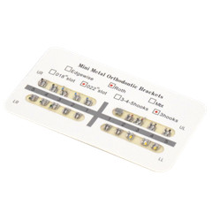 20 Pcs Dental Orthodontic Bracket Brace Monoblock MIM Roth MBT 022 018 345 Hook