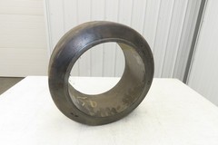 Forklift Tire 16-1/4x7x11-1/4 Smooth Press-on Black Rubber