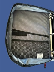 Case-it 2-Inch Dual D-Ring Zipper Storage Binder 4 inch Capacity Black