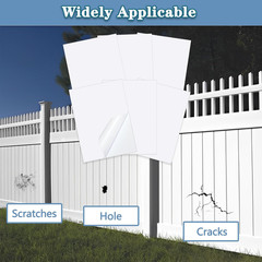 Vinyl Siding Repair Patch Kit, Vinyl Siding Repair Kit Self-Adhesive Vinyl Sidin