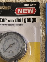MERLIN Pneumatic High Flow Blow Gun Kit CENTRAL PNEUMATIC Tire Inflator & Gauge